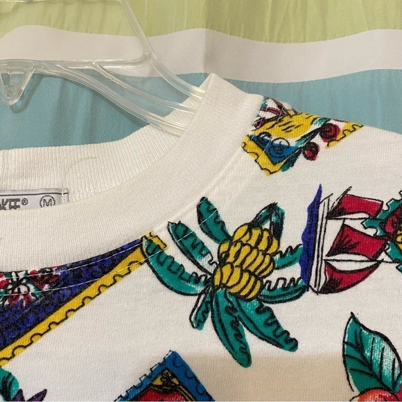 Vintage Cherokee Crewneck Traveling Graphic T-Shirt Sz Medium - Picture 4 of 6